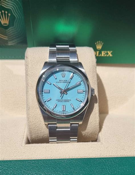 rolex oyster tiffany 31|Rolex tiffany blue 36mm price.